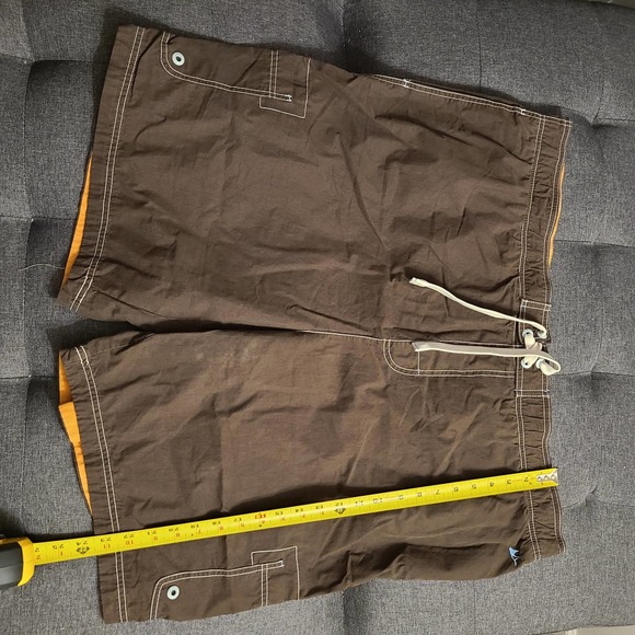 Mantaray Mens Swimwear Brown and Gold, size 3XL - Picture 2 of 9